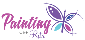 Painting with Rita logo - Learn to paint like Bob Ross®